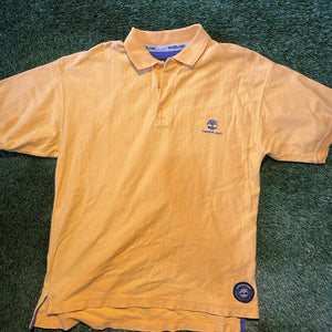 Vintage 90s Timberland Yellow Polo Shirt Size XL – Astro Vintage