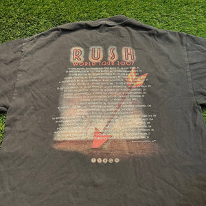 Vintage Rush Snakes and Arrows Tour 2007 Shirt Size Medium