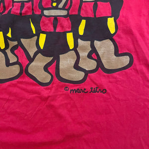 Vintage 90s Marc Tetro Canadian Mounties T Shirt Size L/XL