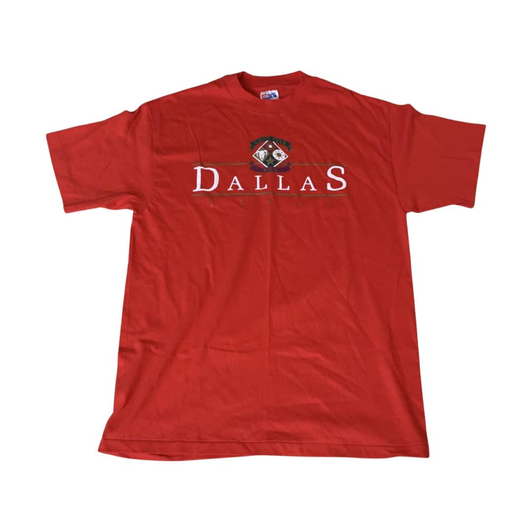 Vintage 90s Dallas Texas T Shirt Size Large