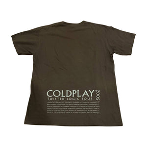 Vintage Coldplay Twisted Logic Tour 2005 Shirt Size Large