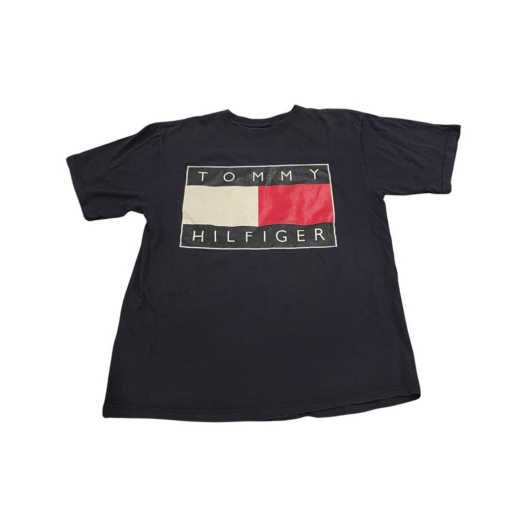 Vintage 90s Tommy Hilfiger Big Flag Shirt Size XL