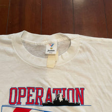 Load image into Gallery viewer, Vintage 90s New Gulf War Operation Desert Shield T Shirt Size Large
