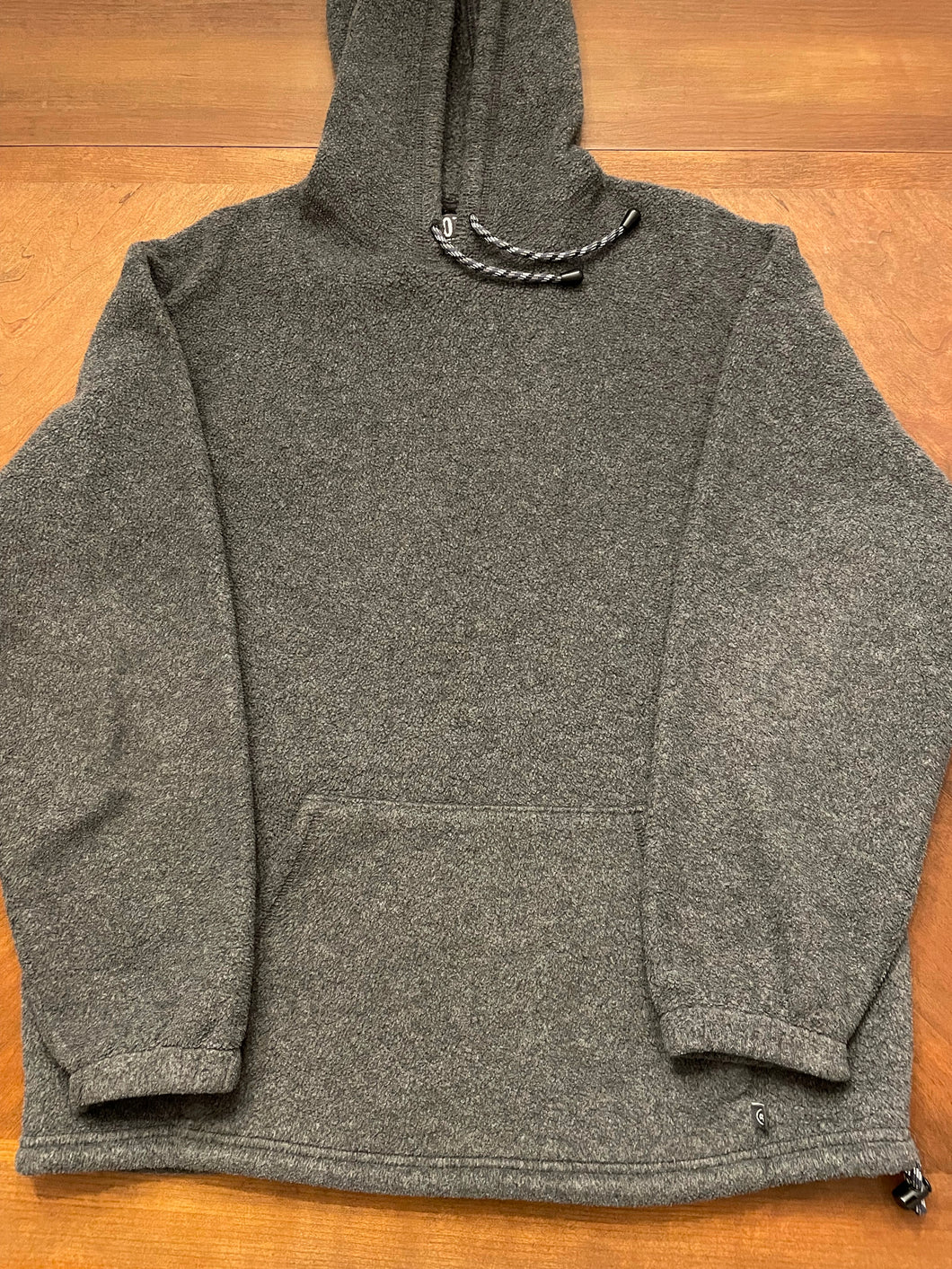 Vintage Roots Grey Fleece Hoodie Size Medium